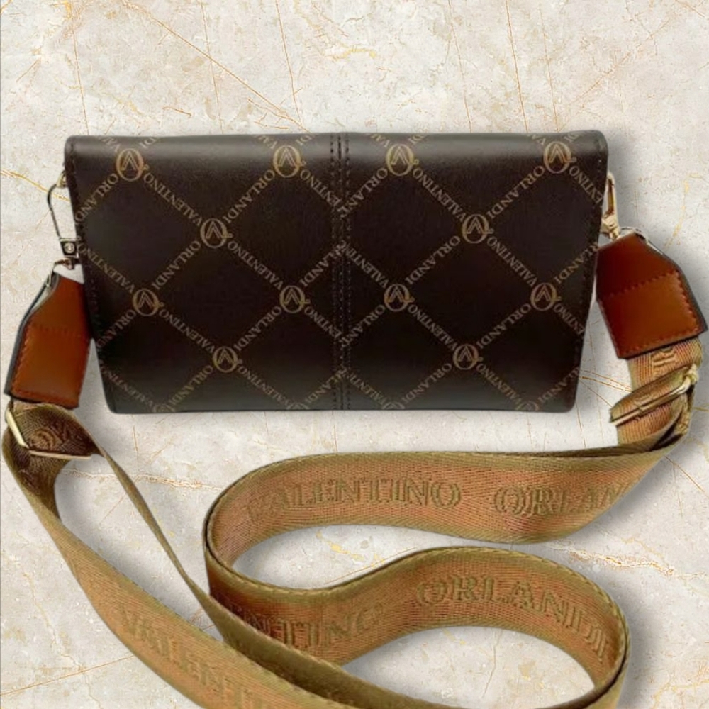 Valentino Orlandi NWT BROWN CROSSBODY - Picture 7 of 16